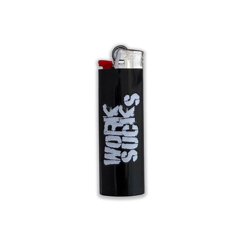 зажигалка Lousy Bic Work Sucks Lighter