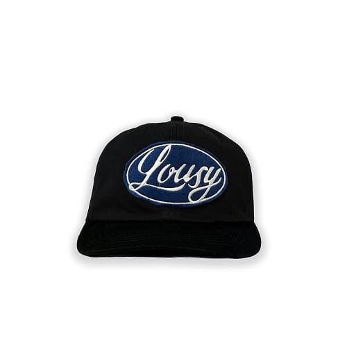 кепка Lousy Oval Logo 6panel Black