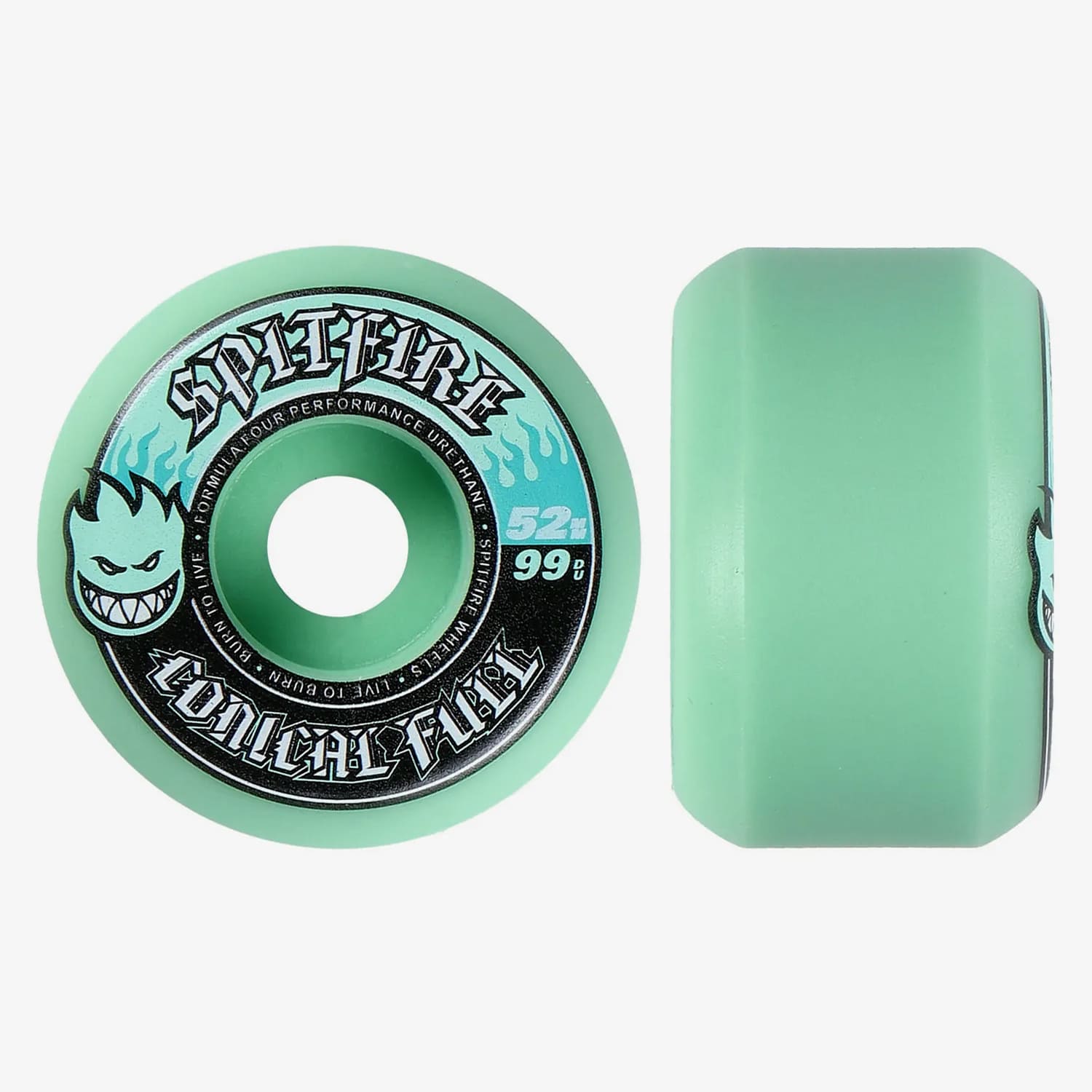 колеса Spitfire F4 99 Conical Full Teal 52mm