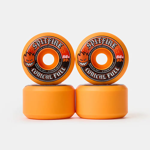 колеса Spitfire F4 99 Conical Full Orange 56mm