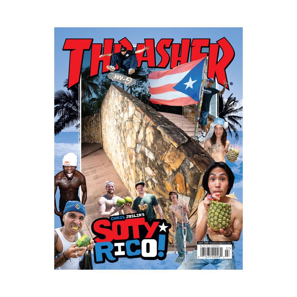 Журнал Thrasher Magazine Июль 2026 | Скейтшоп TREPANG.CO