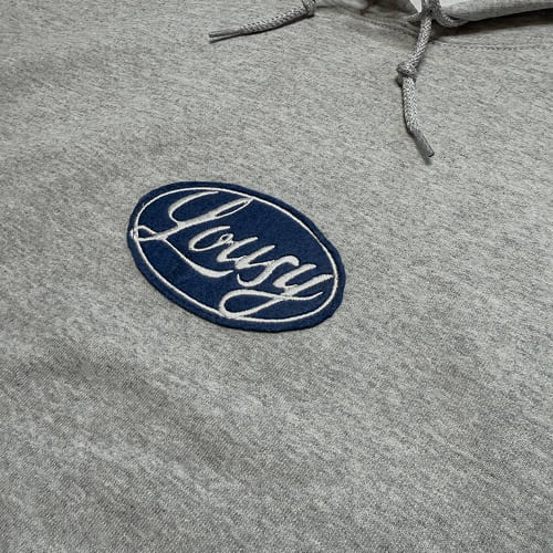 худи Lousy Light Hoodie Oval Logo Gray