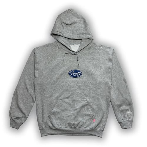 худи Lousy Light Hoodie Oval Logo Gray