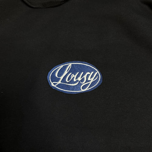 худи Lousy Light Hoodie Oval Logo Black