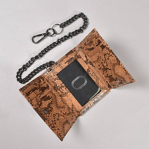 кошелек Loosey Snake Skin Chain Gang Brown