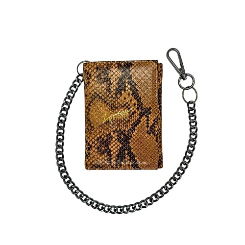кошелек Loosey Snake Skin Chain Gang Brown