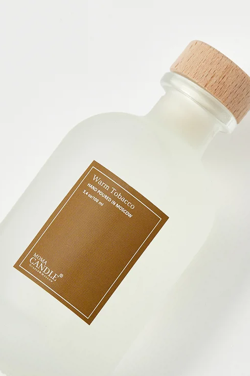 Ароматический диффузор Warm Tobacco 100 мл | MOMACANDLE