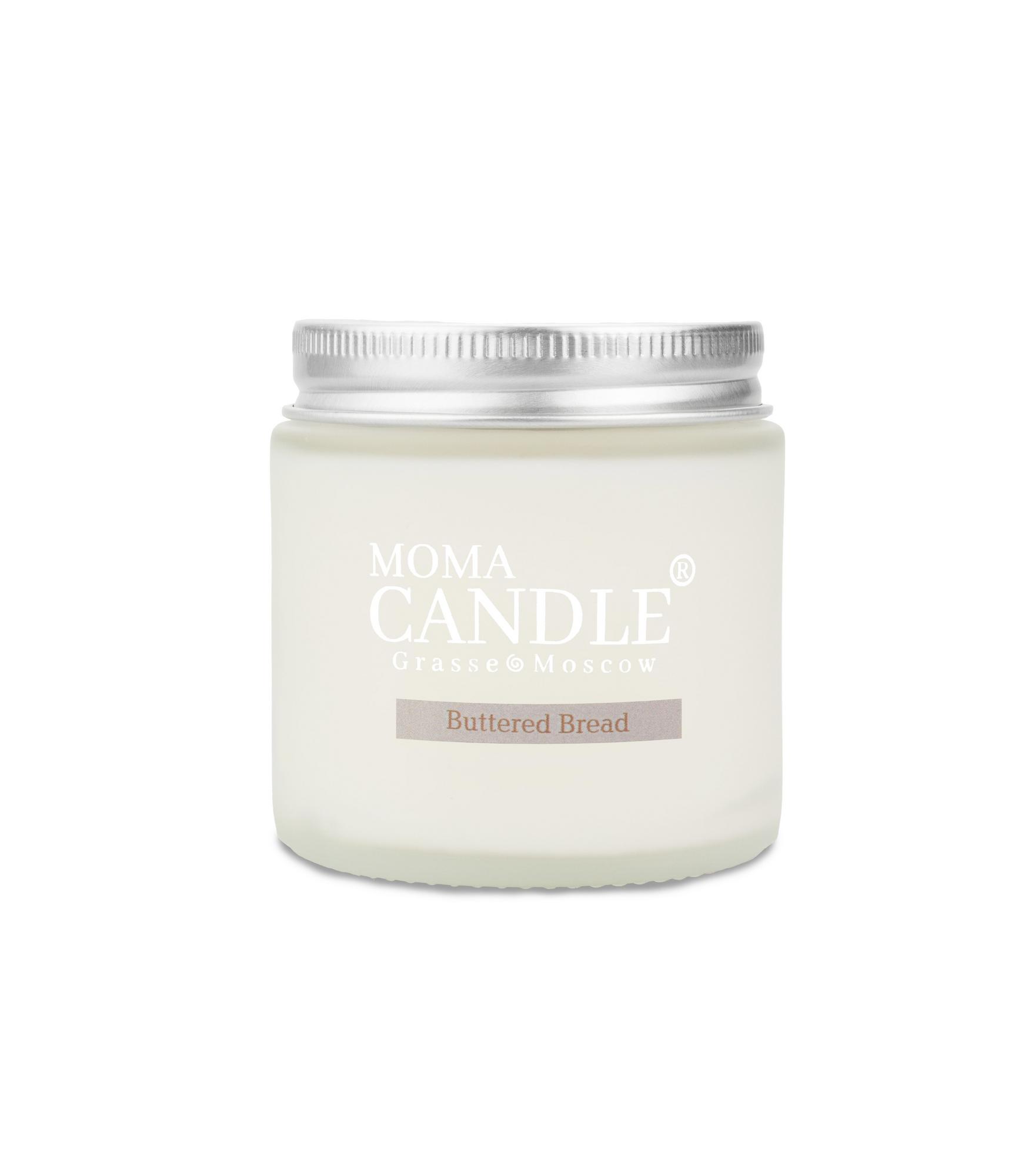 Свеча ароматическая «Buttered Bread» , 120 гр., (матовое стекло)
