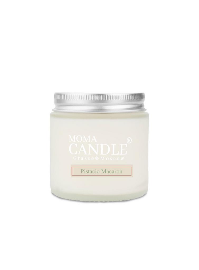 Свеча "Pistachio Macaron" , 120 гр. (матовое стекло)
