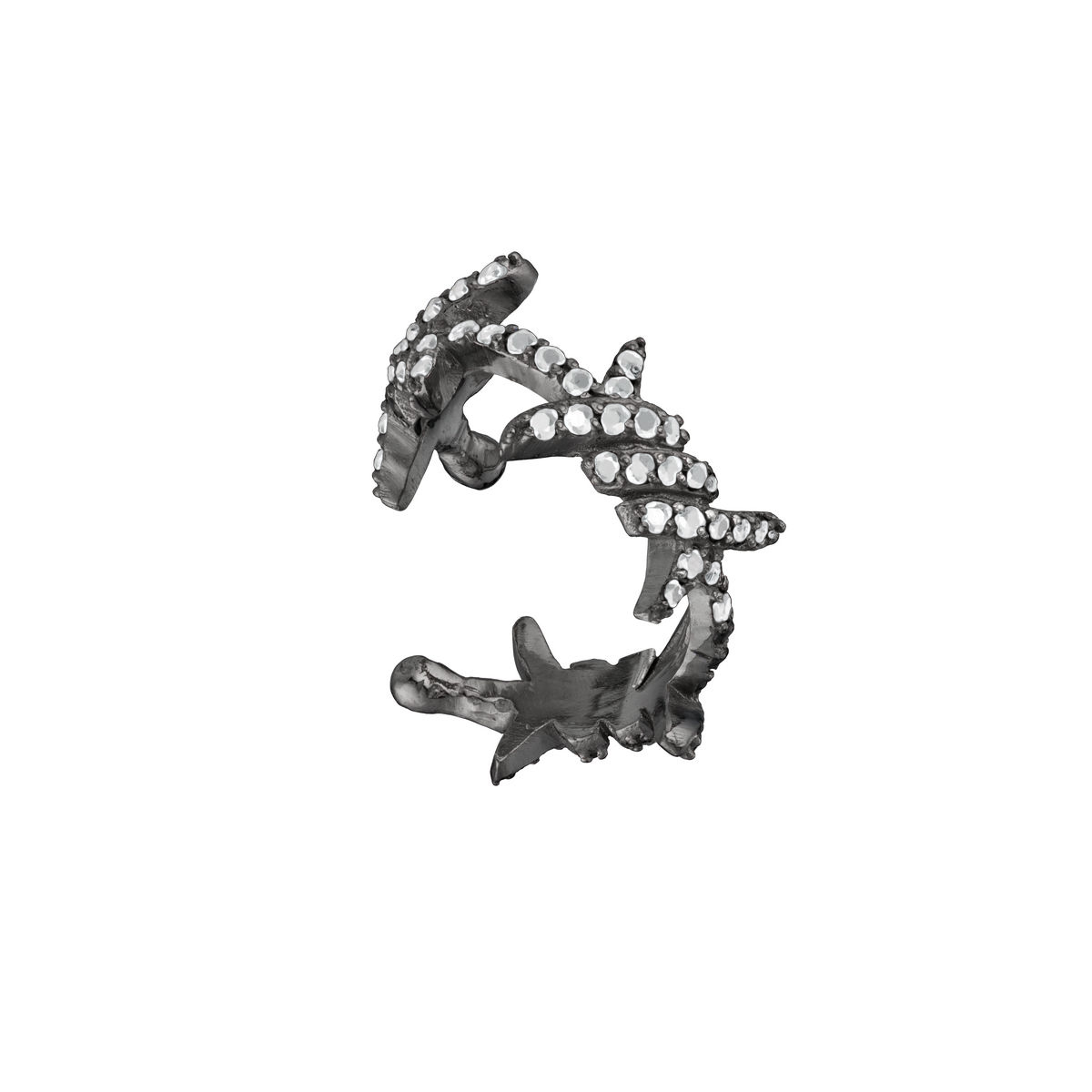 Ear cuff TRUE LOVE GREY