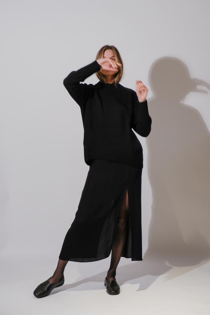 Свитер с высоким воротом