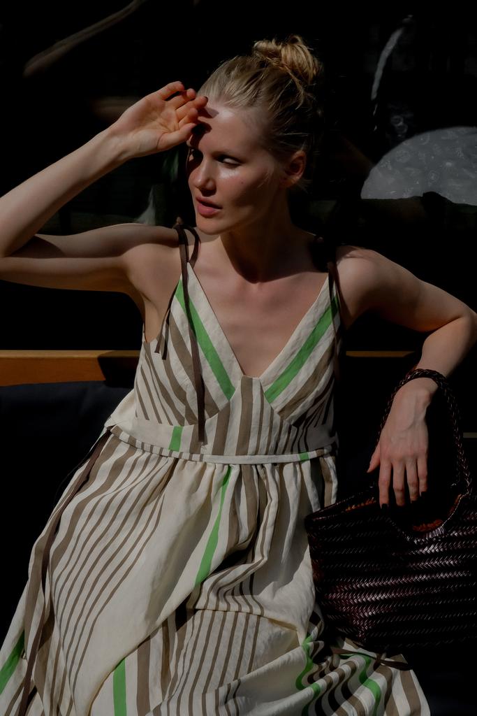 Сарафан в полоску