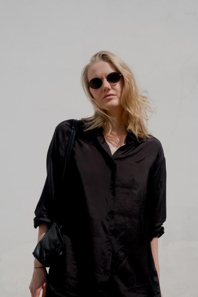 Рубашка объёмного кроя