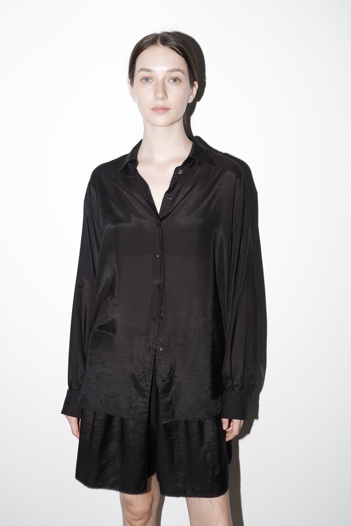 Рубашка объёмного кроя