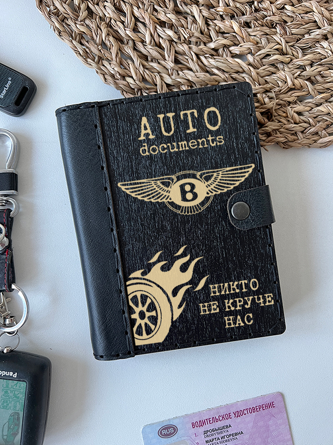 Обложка для автодокументов BENTLEY