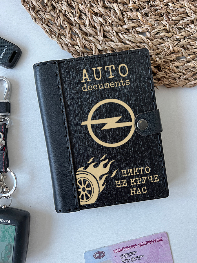 Обложка для автодокументов OPEL