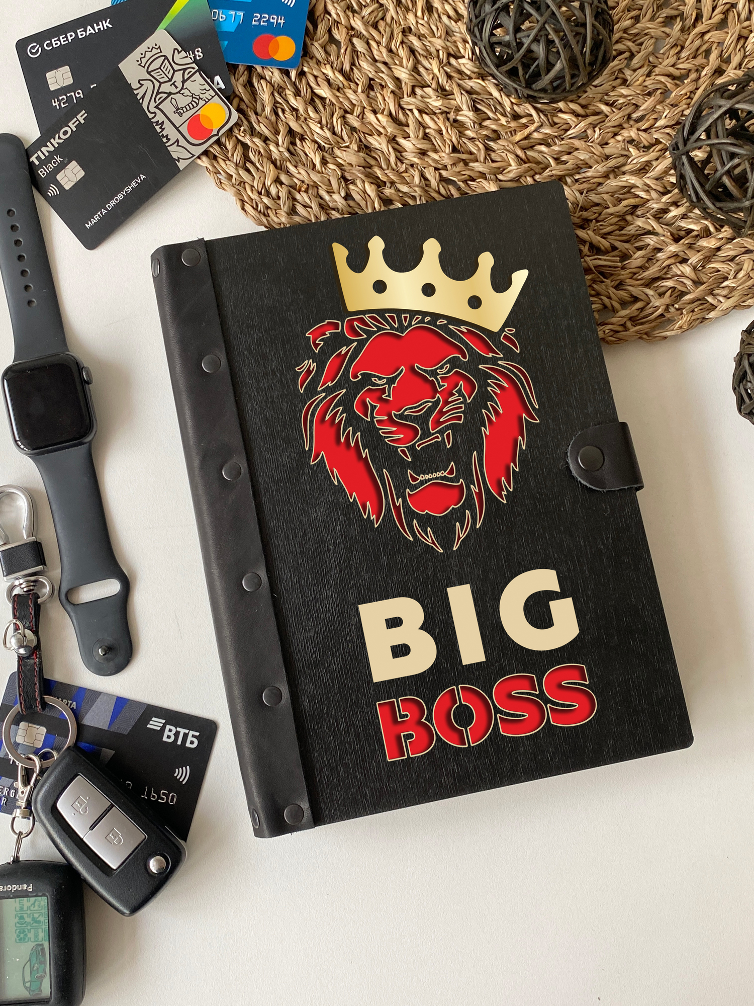 Ежедневник  BIG BOSS "Лев с короной"