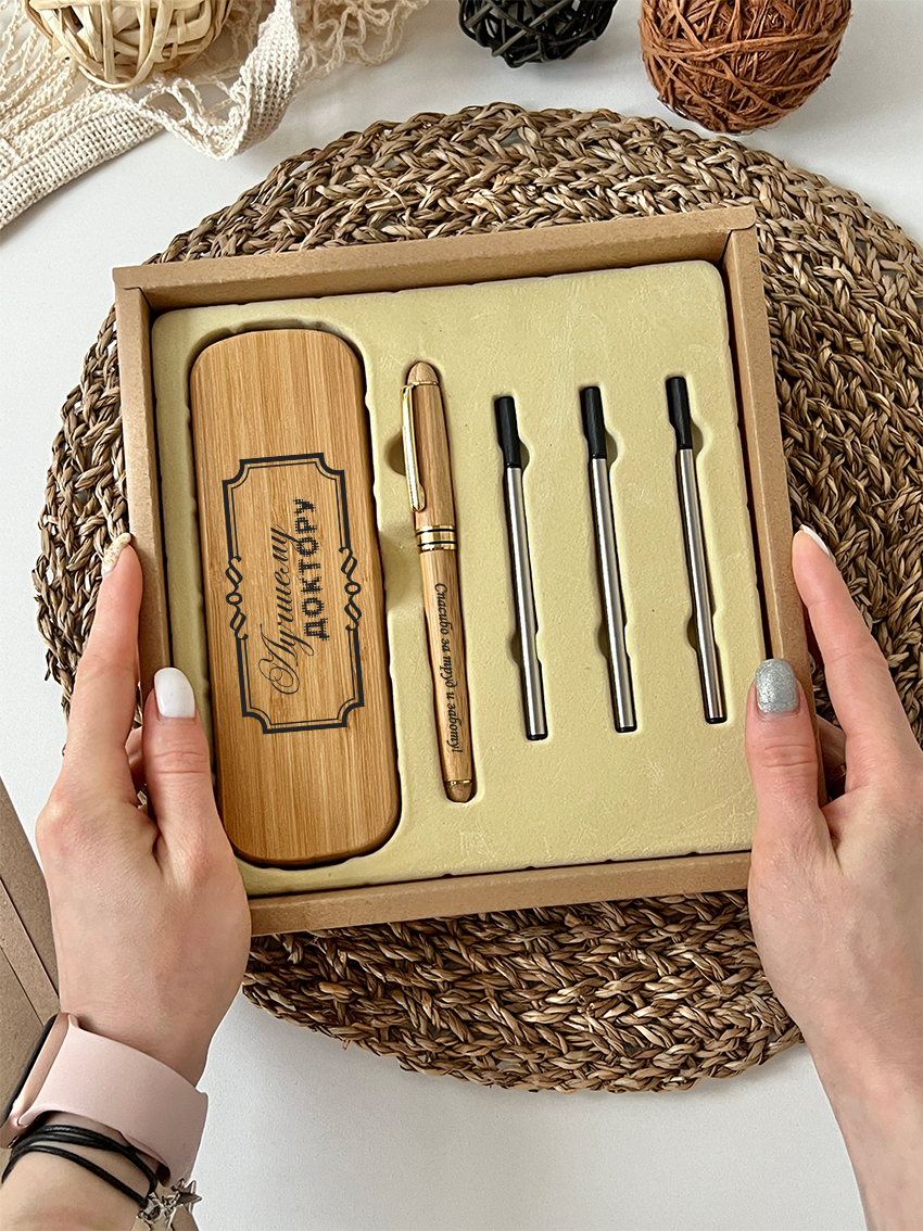 Письменный набор классика "Лучшему доктору"