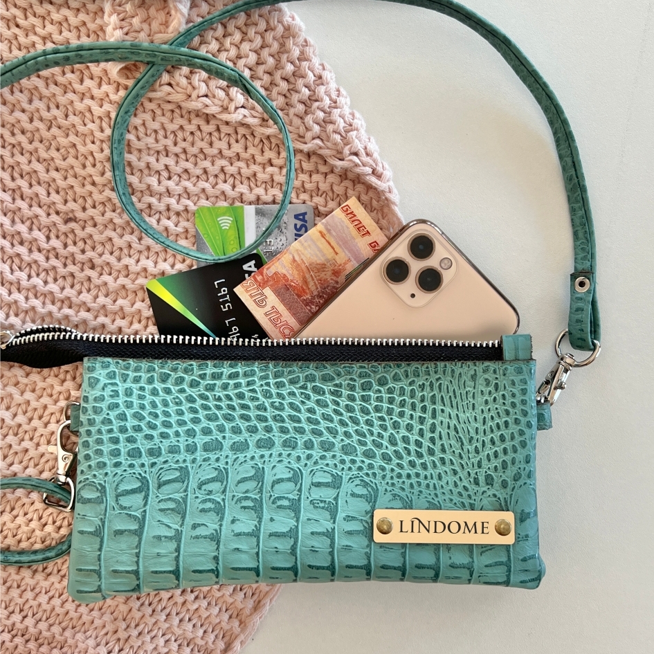 Сумка кросс -боди "Мята"