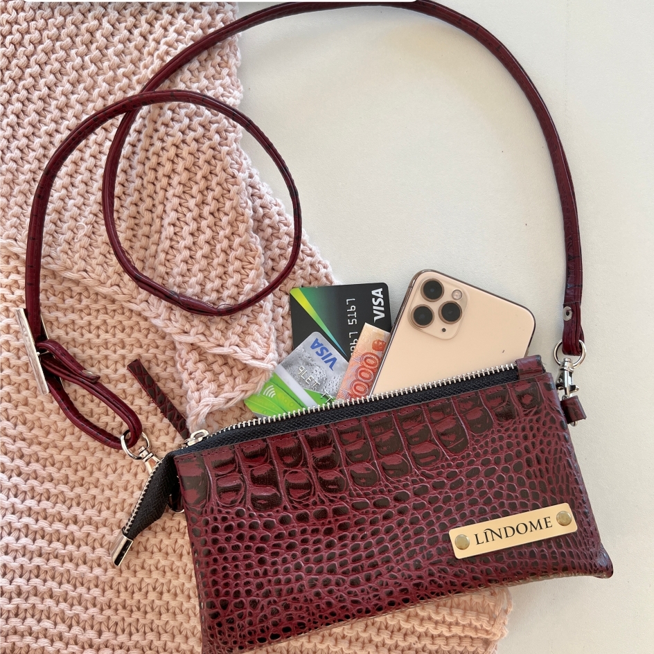 Сумка кросс -боди "Вино"