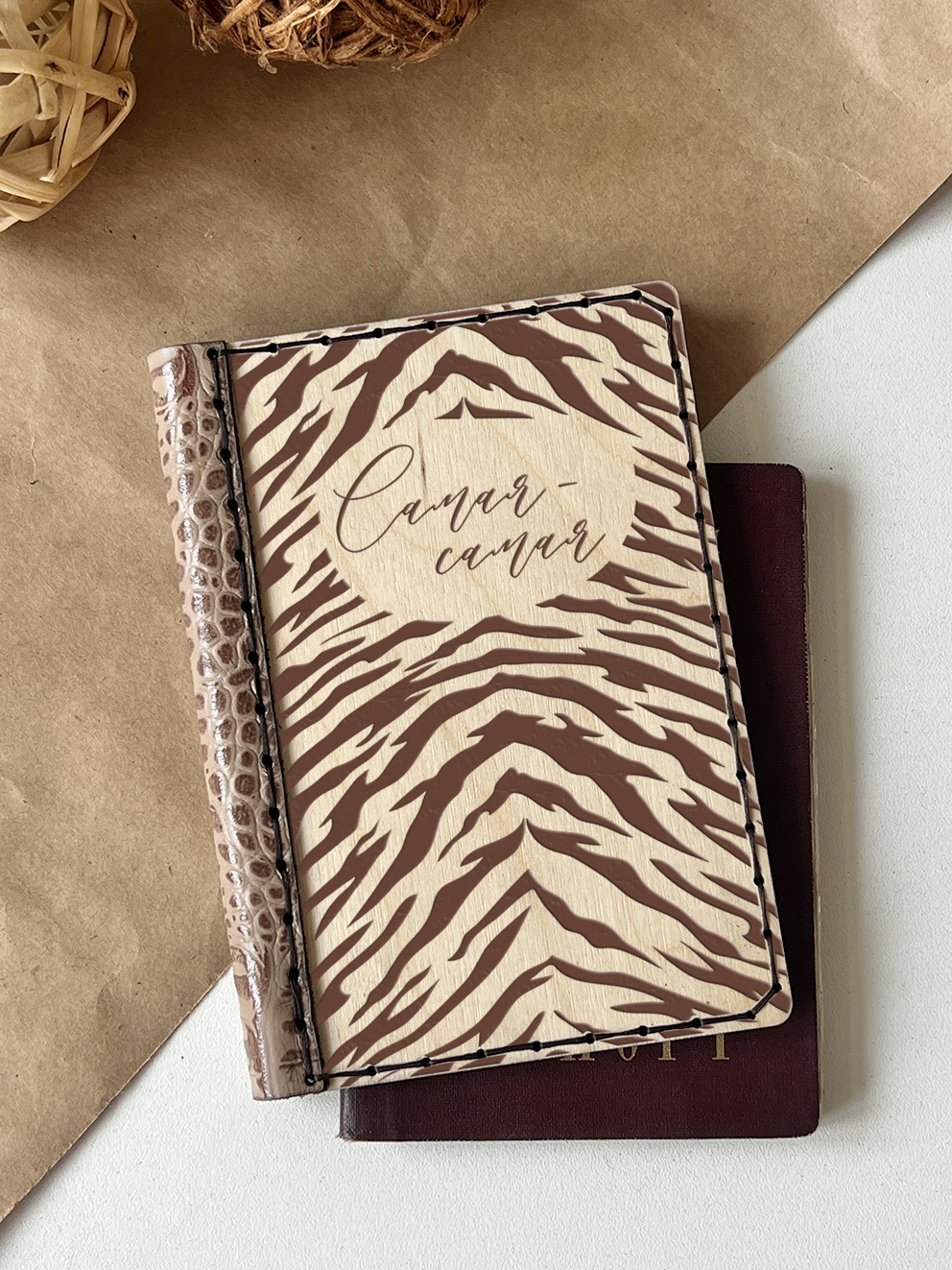 Обложка для паспорта "Тигр"