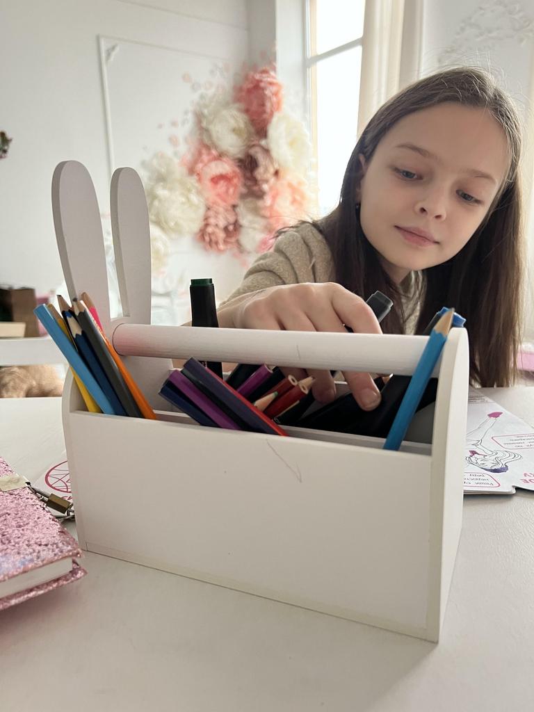 Карандашница "Ушастик" белая