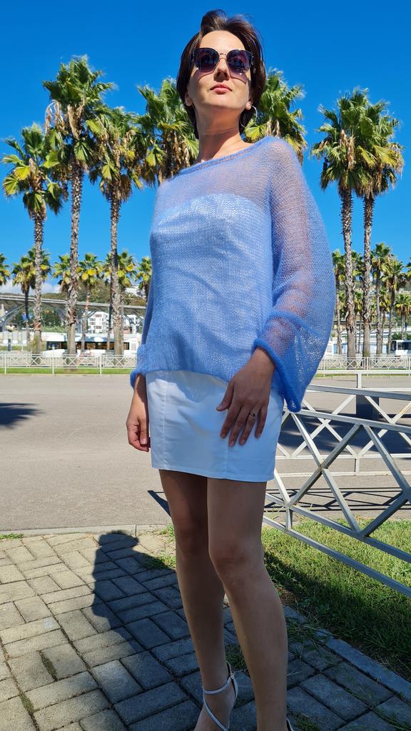 Паутинка "Голубой ангел"