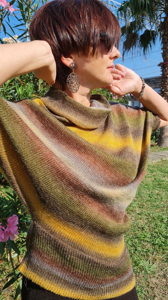 Кофта "осенняя асимметрия"