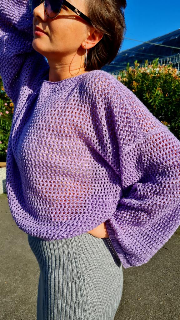 Кофта "Ажур зима"