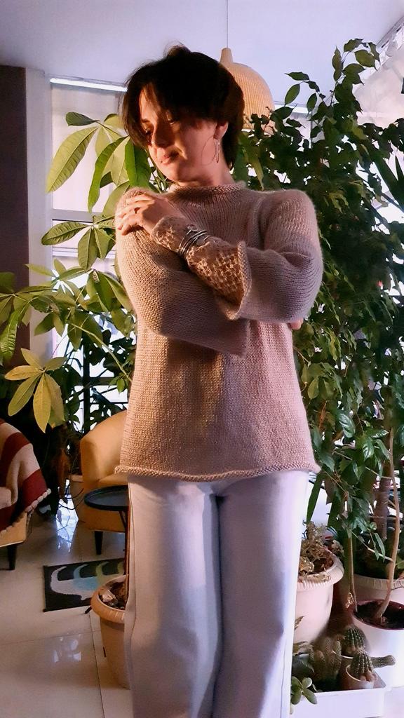 Паутинка и митенки