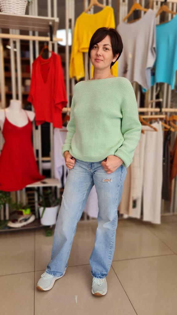 Свитер "Фисташка"