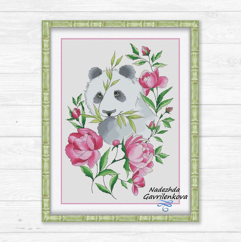 Цветочная панда