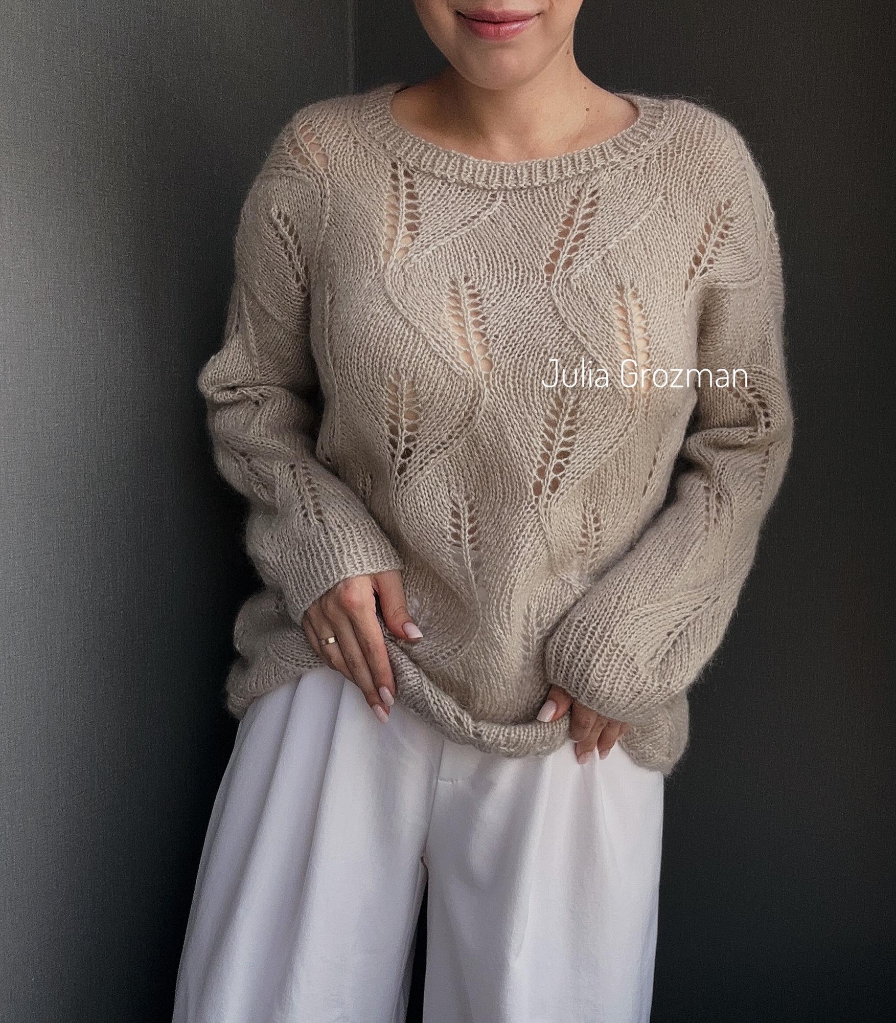 Инструкция по вязанию джемпер Cassandra