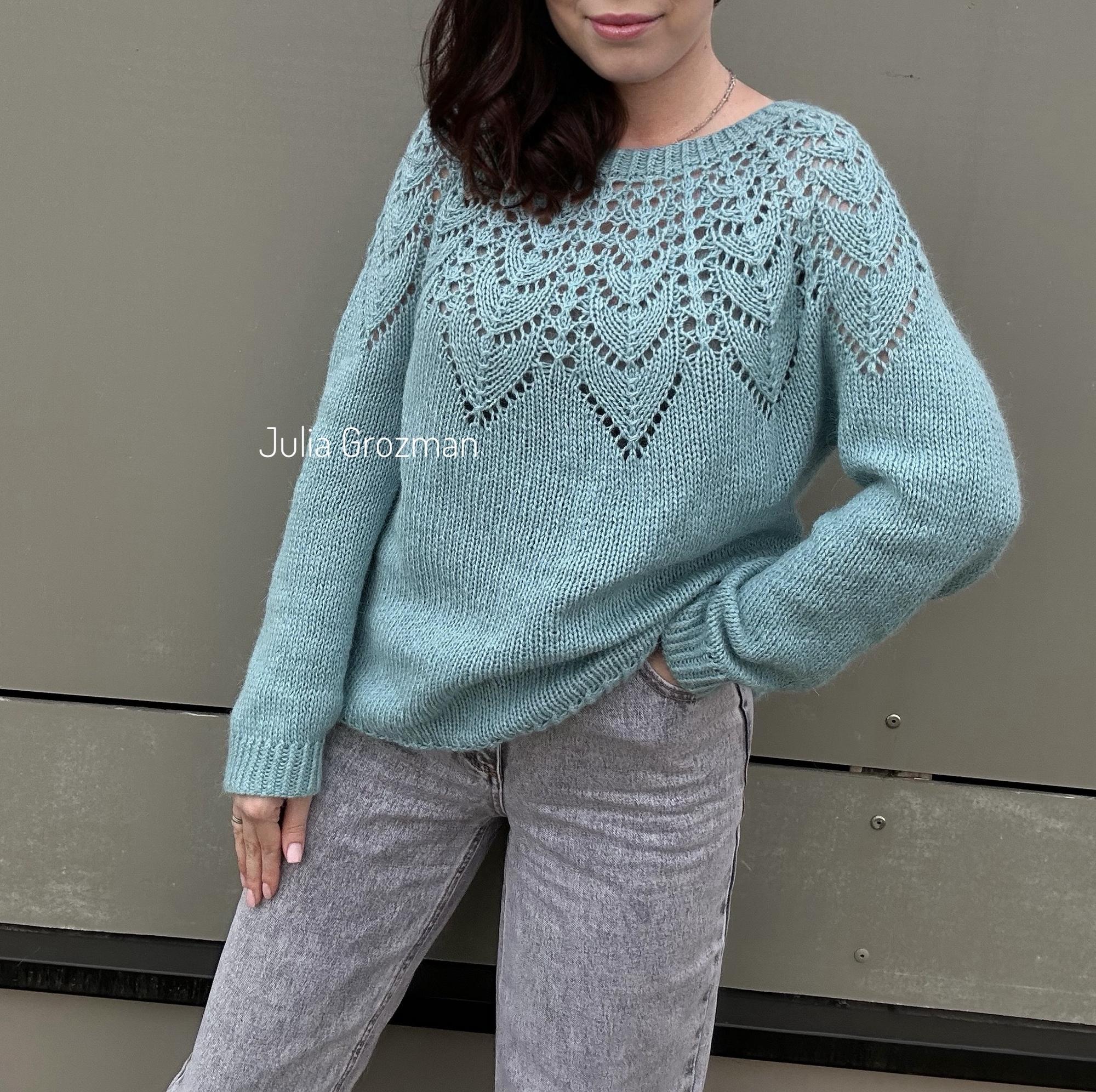 Инструкция по вязанию джемпер Венеция