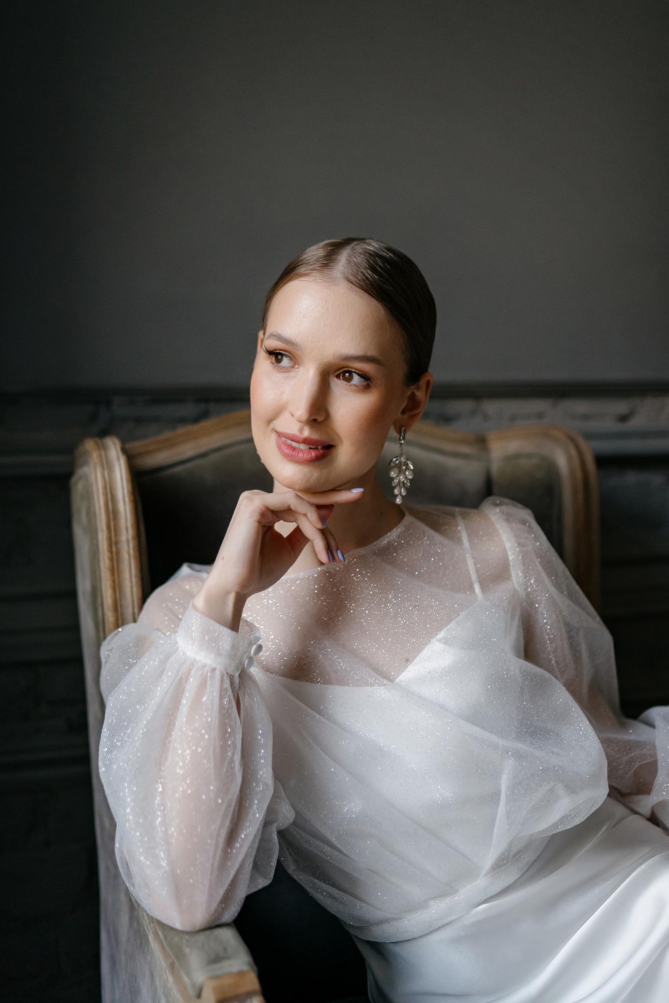 Блуза с блеском