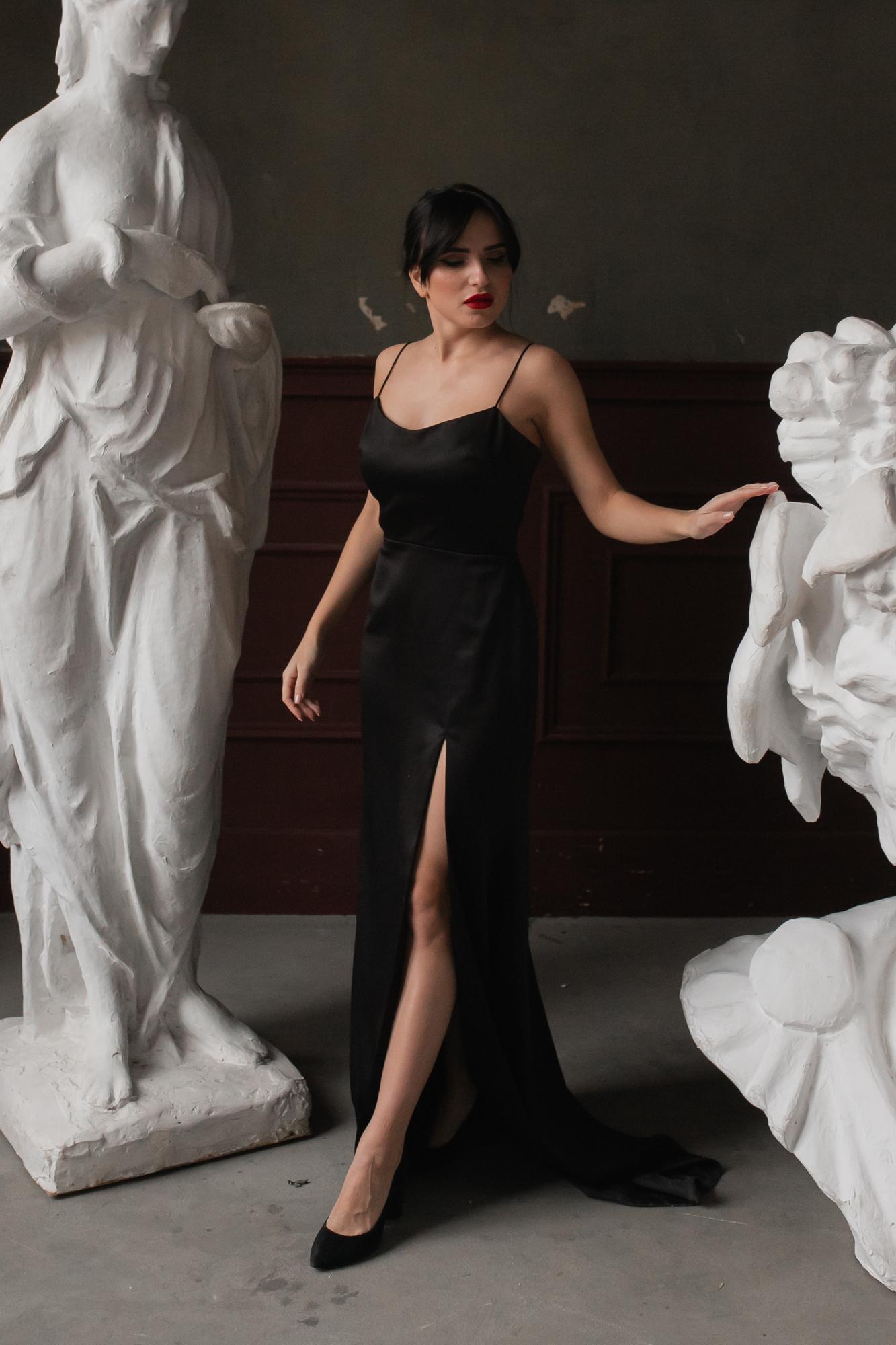 Вечернее платье Трифена black