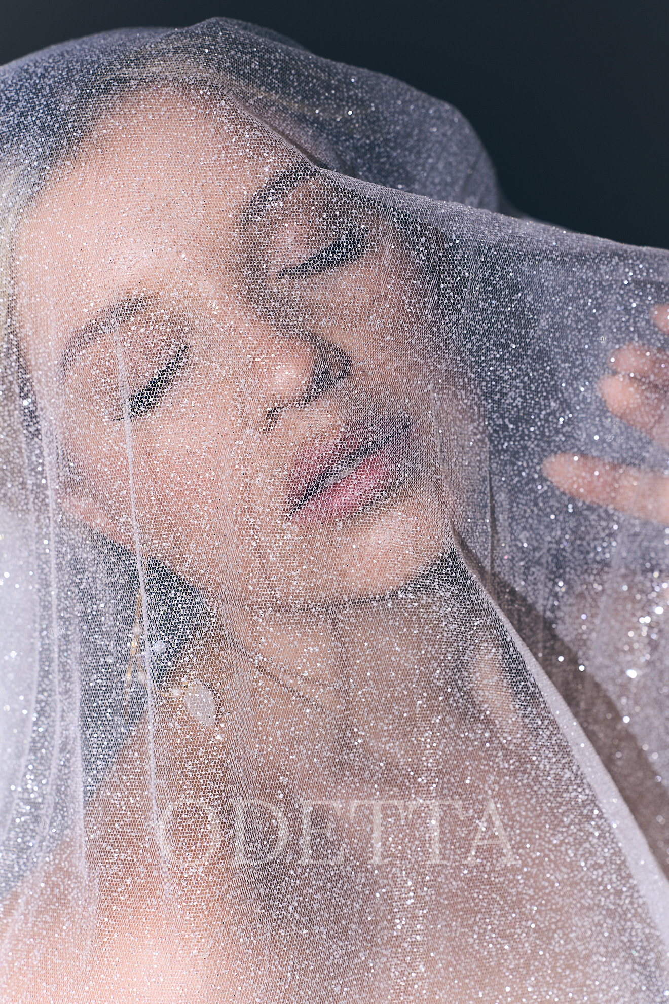 Фата с блеском