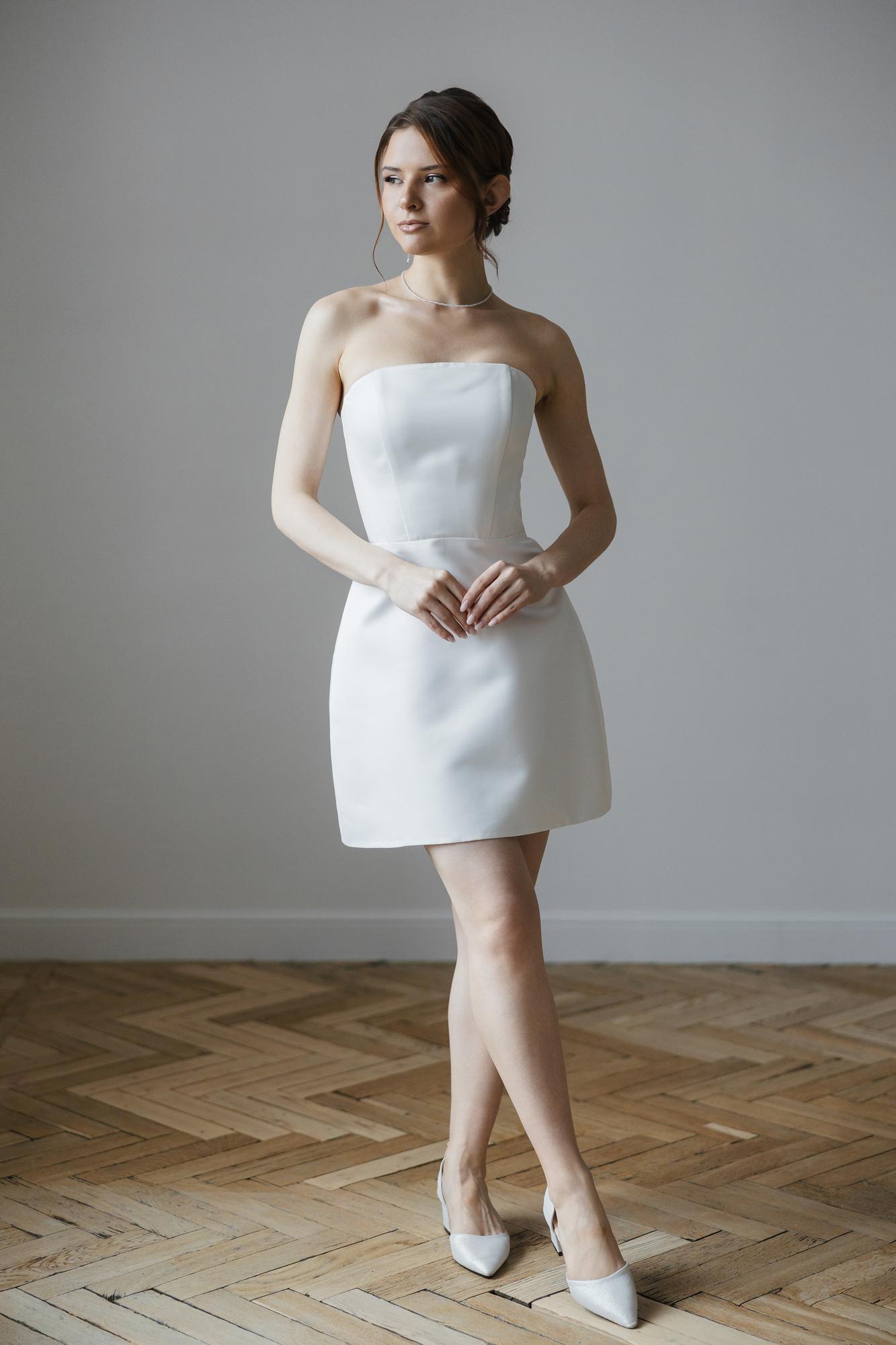 Свадебное платье Каменс-Шах мини