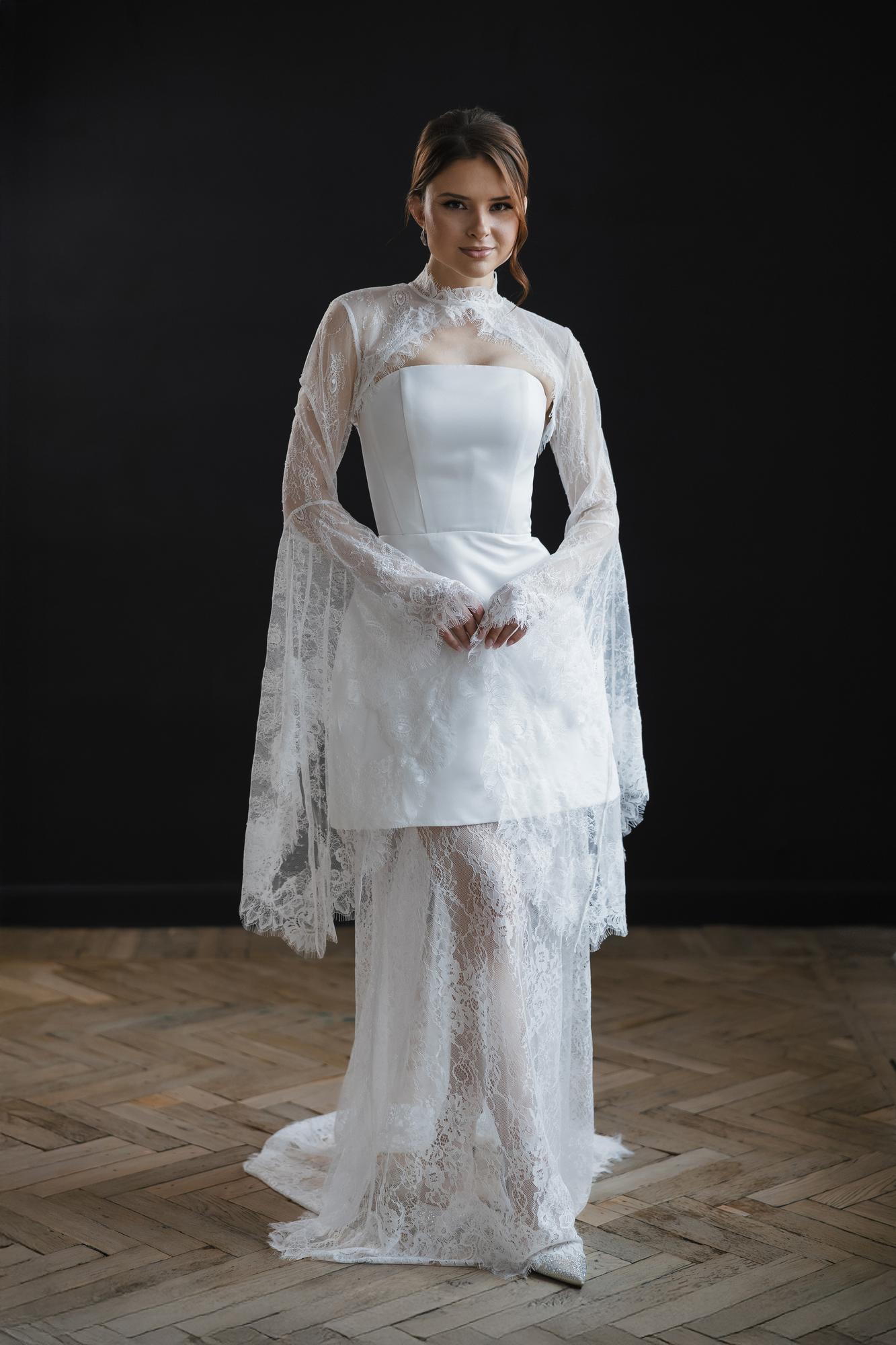 Свадебное платье Каменс-Шах и кружево