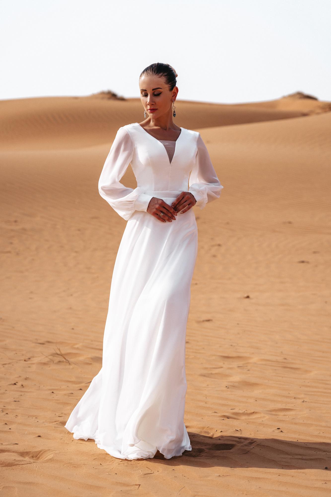 Свадебное платье Лирис атлас