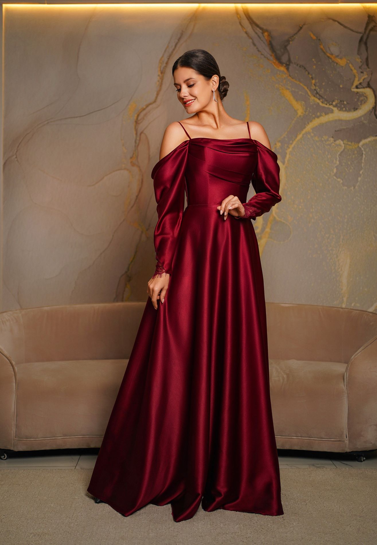 Вечернее платье Рубиновое желание