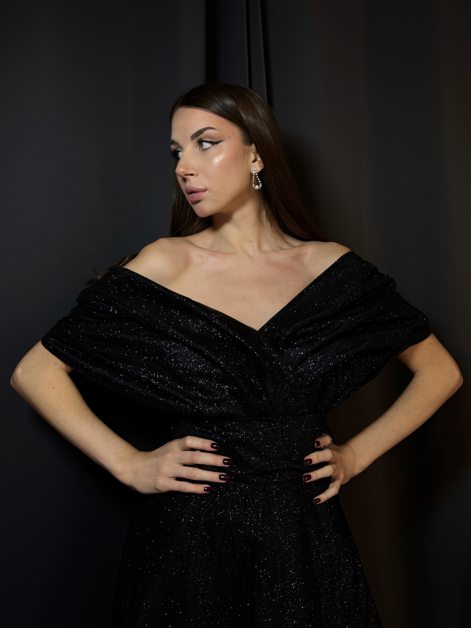 Вечернее платье Семида блэк