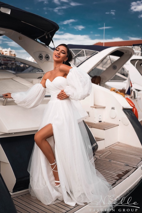 Свадебное платье Cкай глиттер