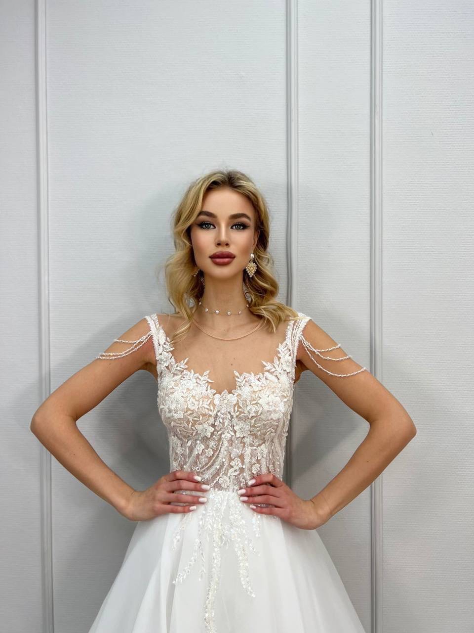 Свадебное платье Мелания блеск