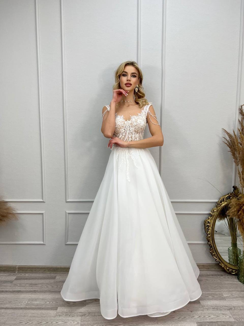 Свадебное платье Мелания блеск