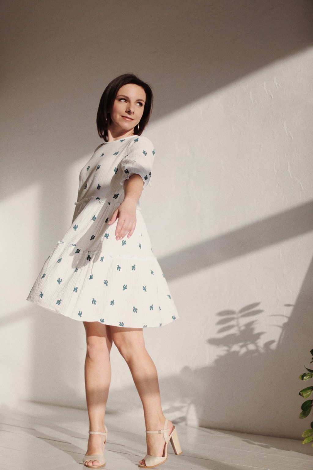 Женское платье, выкройка IVAhm №1 «Кактусовое платье» - размерный ряд