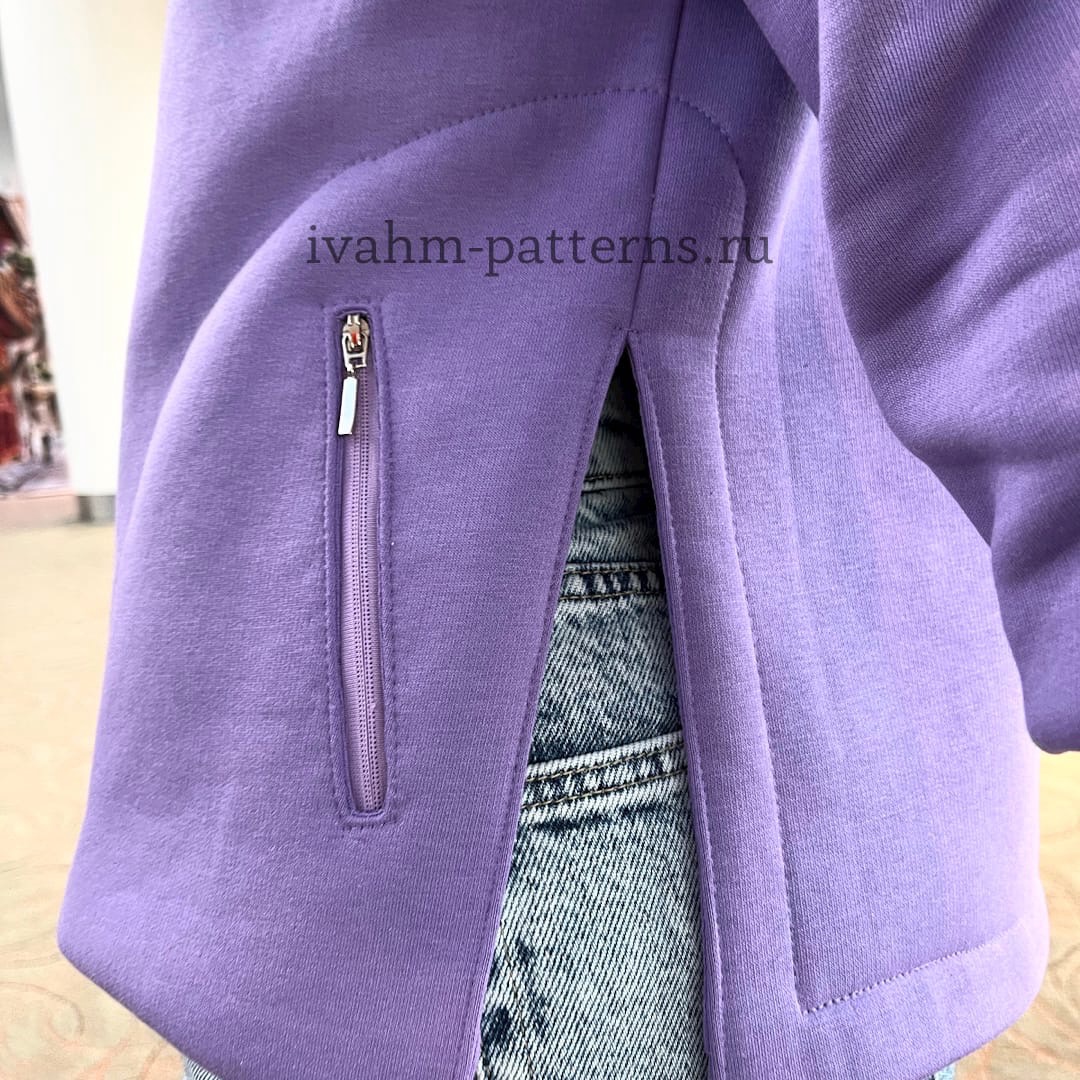 Видео курс по пошиву толстовки по  выкройке IVАhm № 50