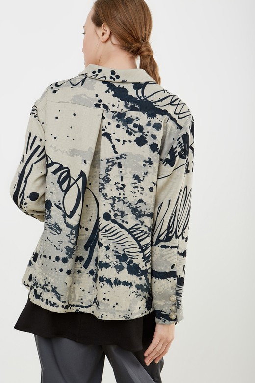 Жакет с принтом