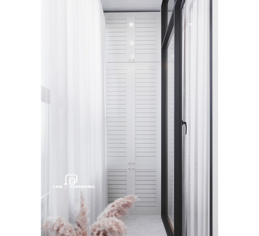 Уборка балкона