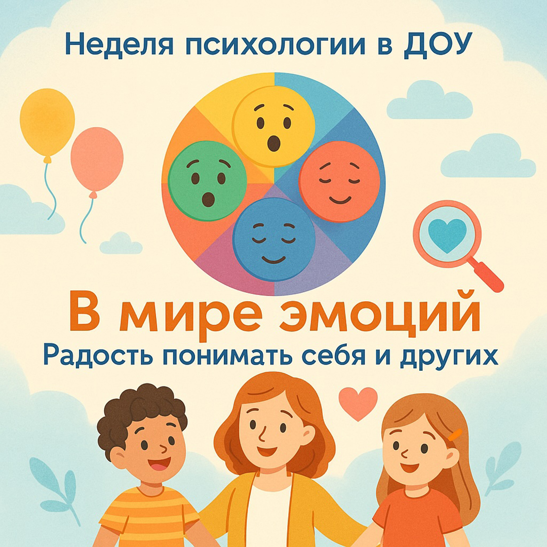 Неделя психологии в ДОУ «В мире эмоций»